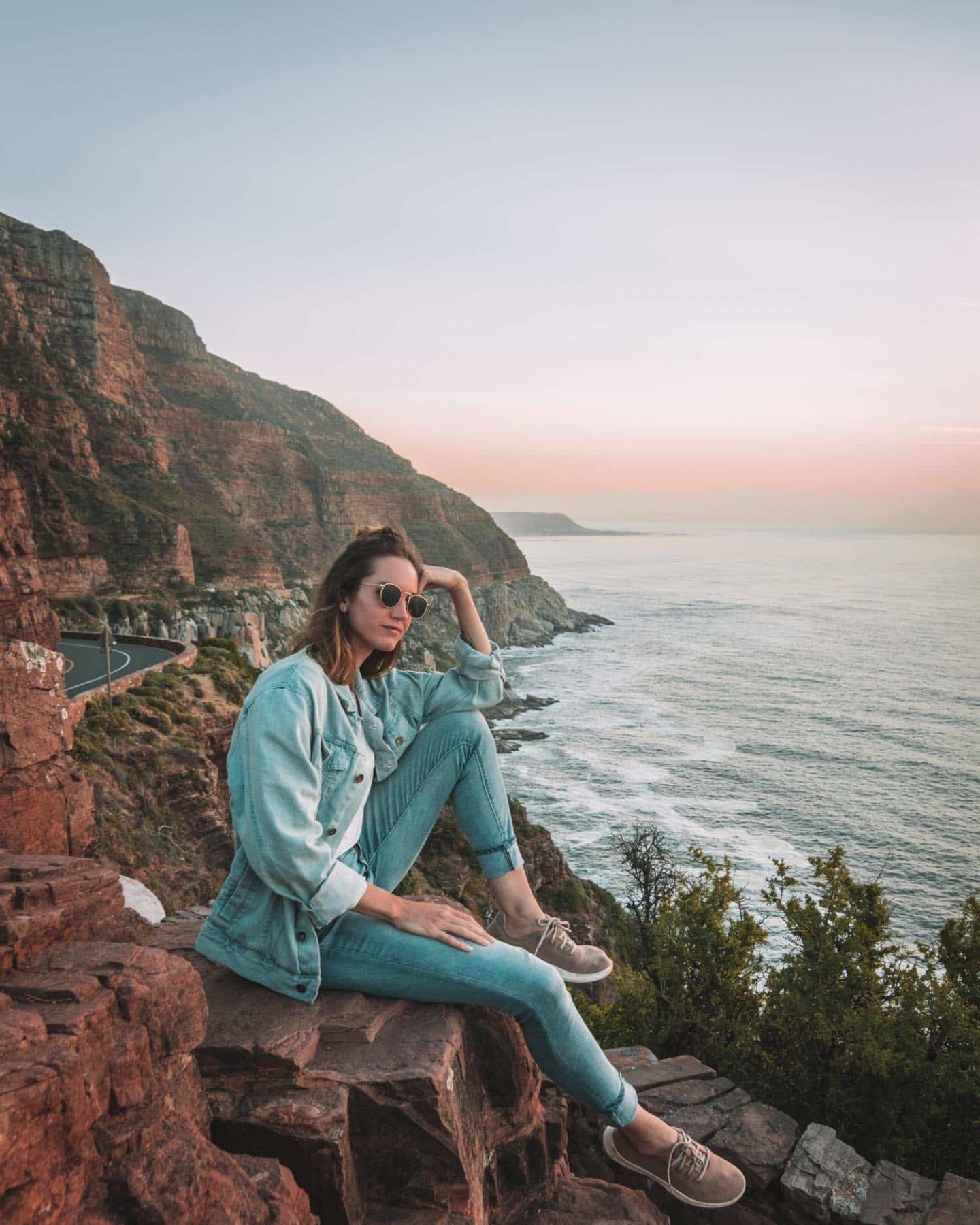 girl at chapmans peak