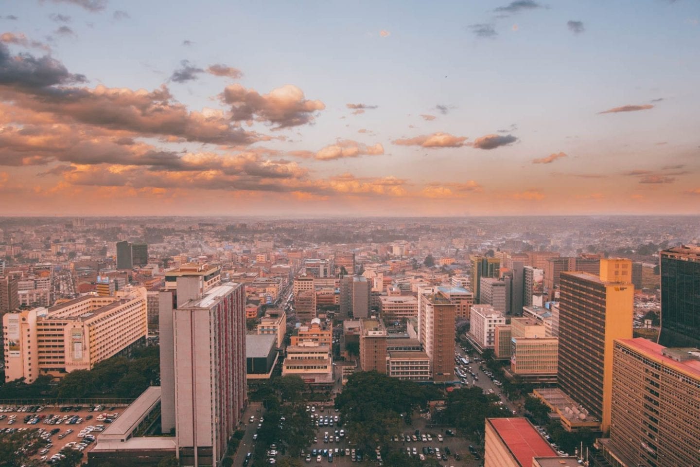 skyline in nairobi kenya