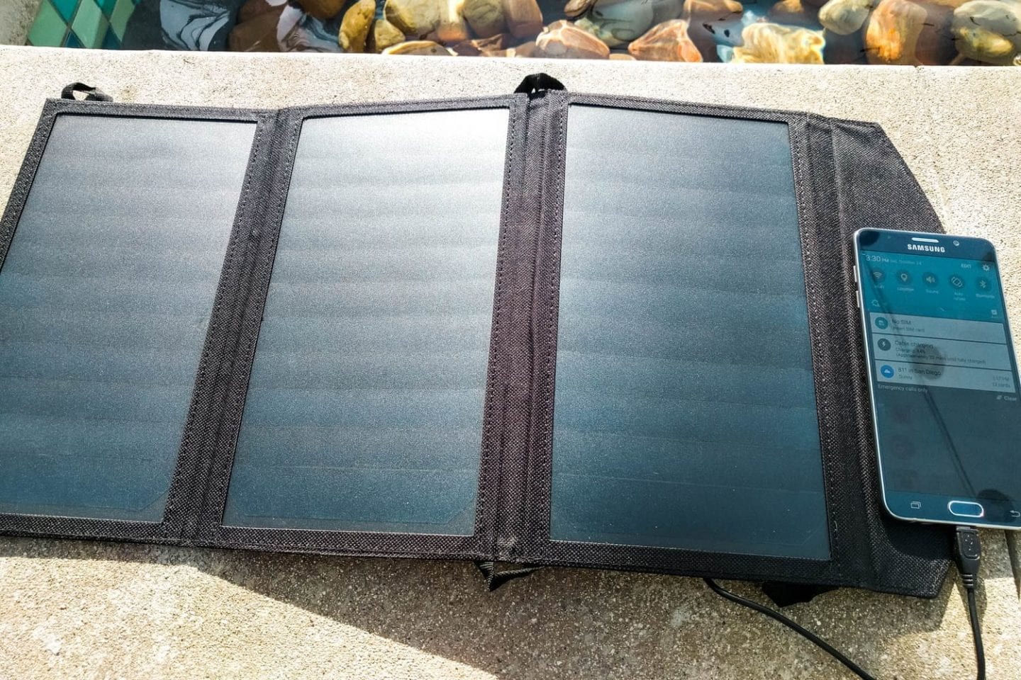 solar panelled power bank