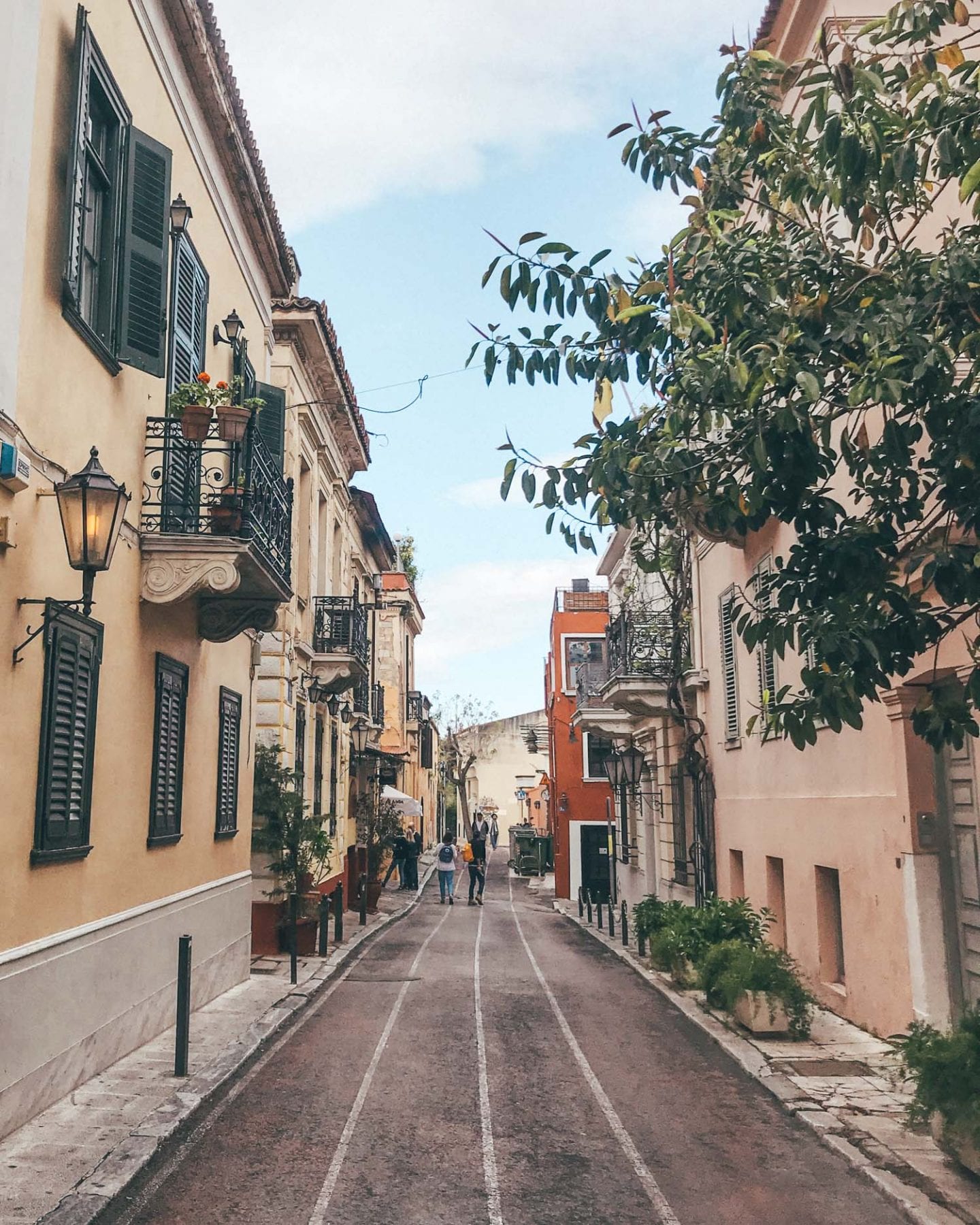 street in plaka, athens