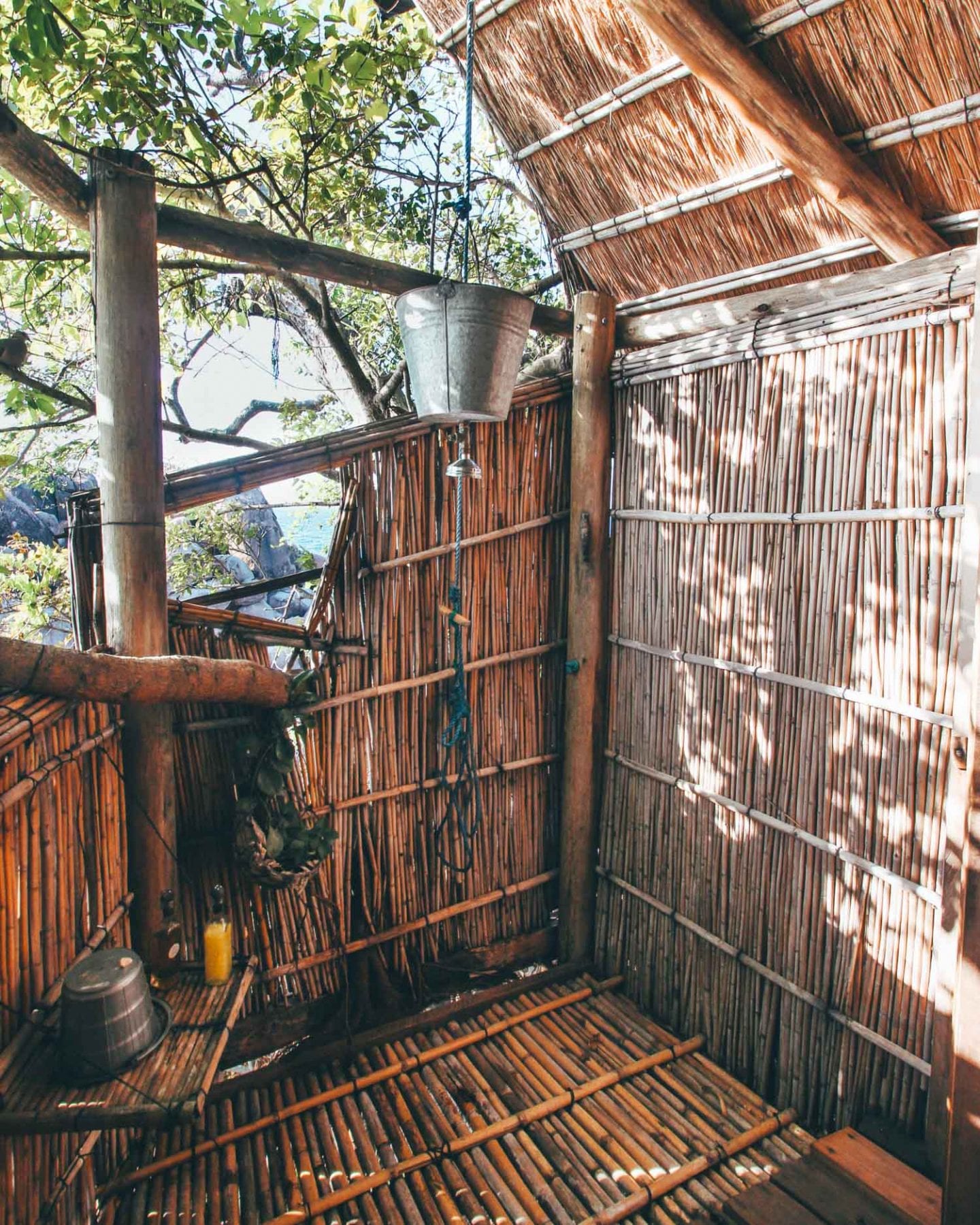 ensuite bathroom at mumbo island