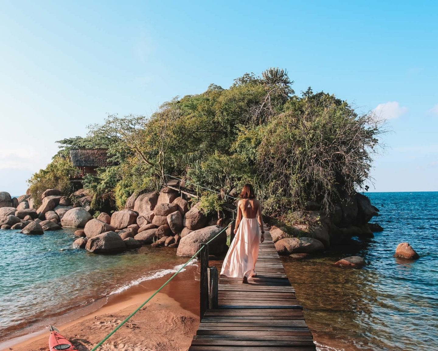 island walkway
