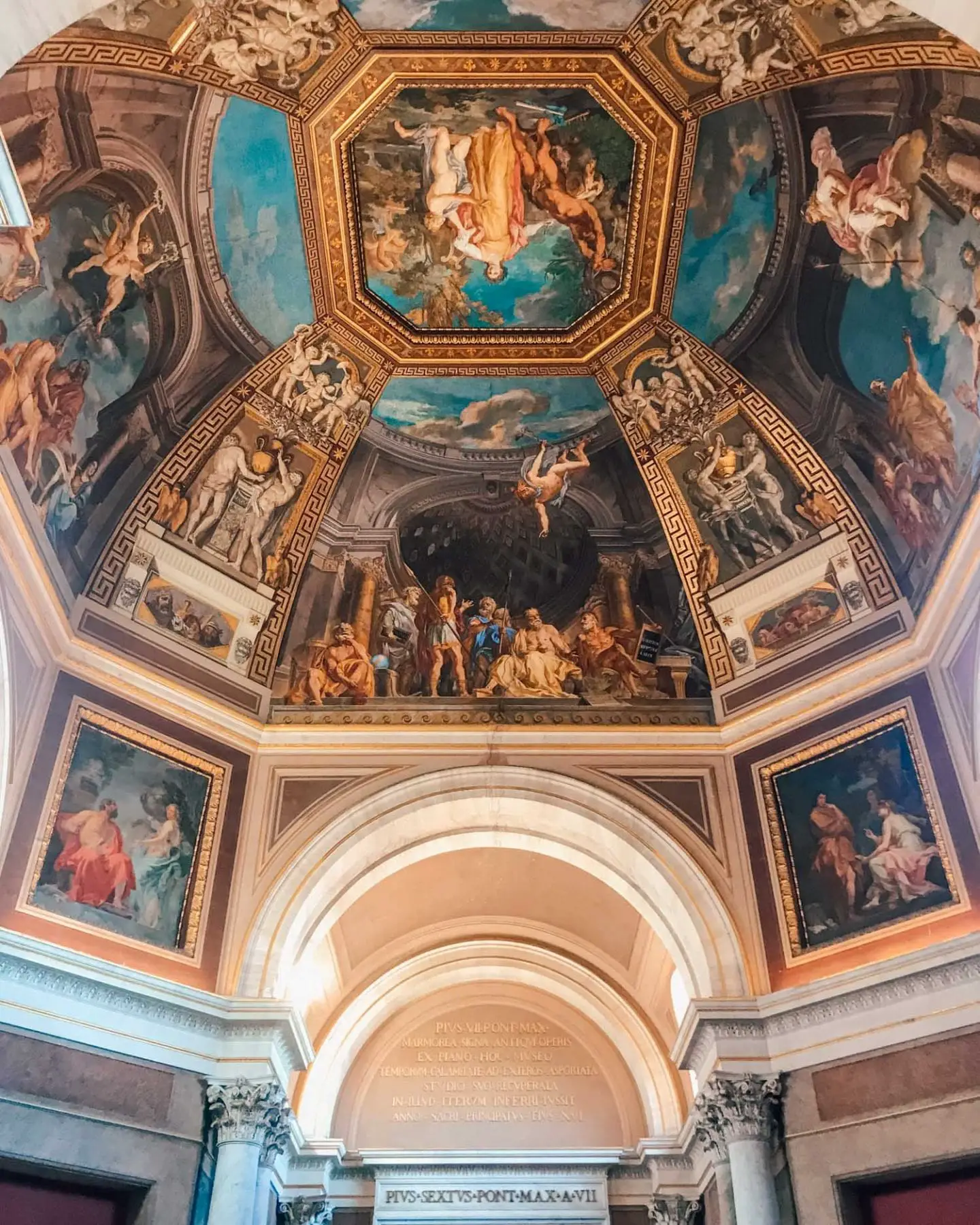 ceilings in the vatican