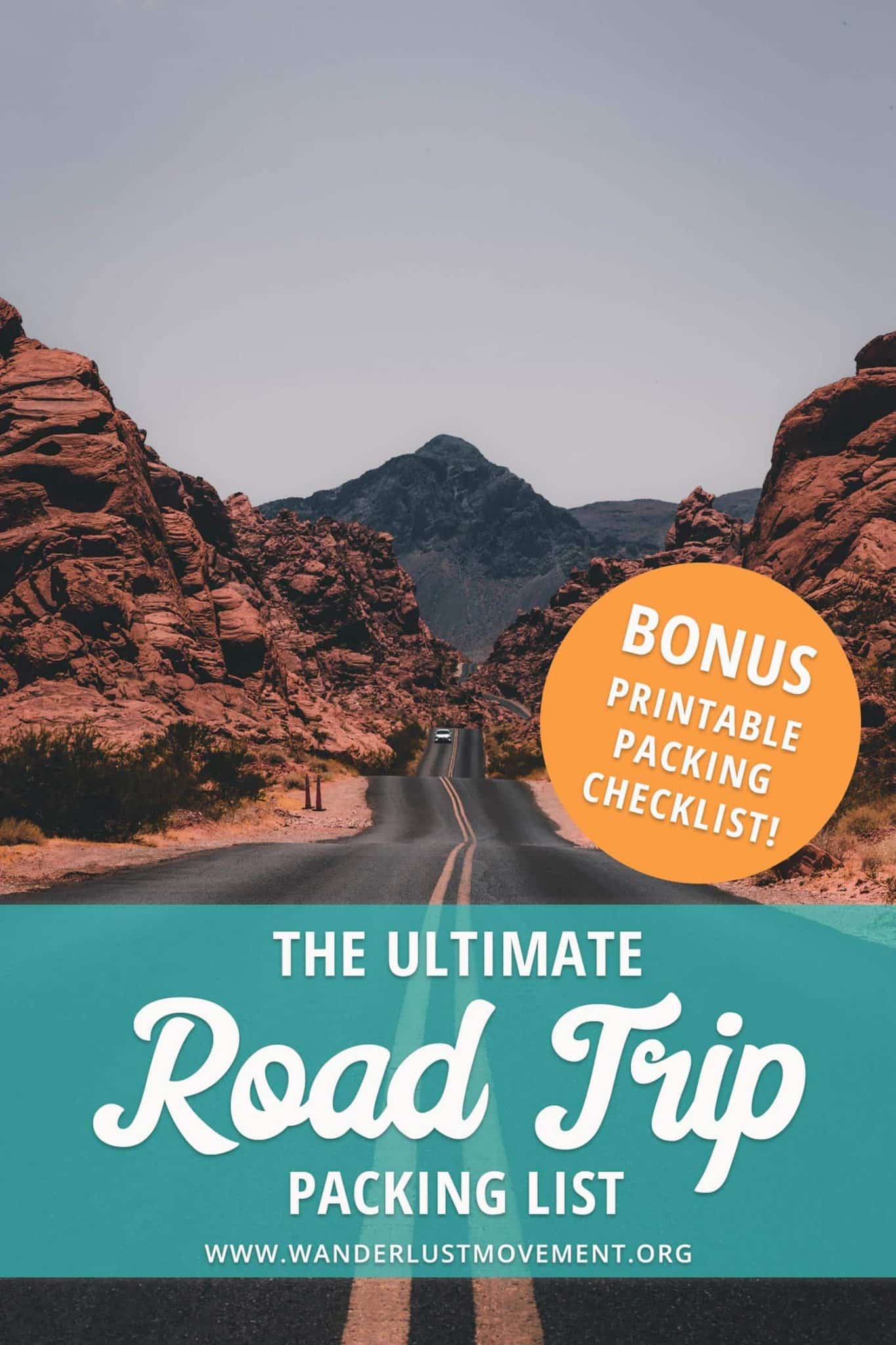 The Ultimate Road Trip Essentials Packing List (+ Free Checklist!)