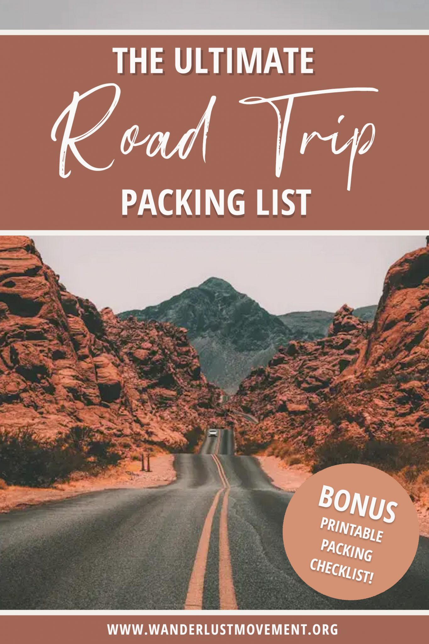 The Ultimate Road Trip Essentials Packing List (+ Free Checklist!)