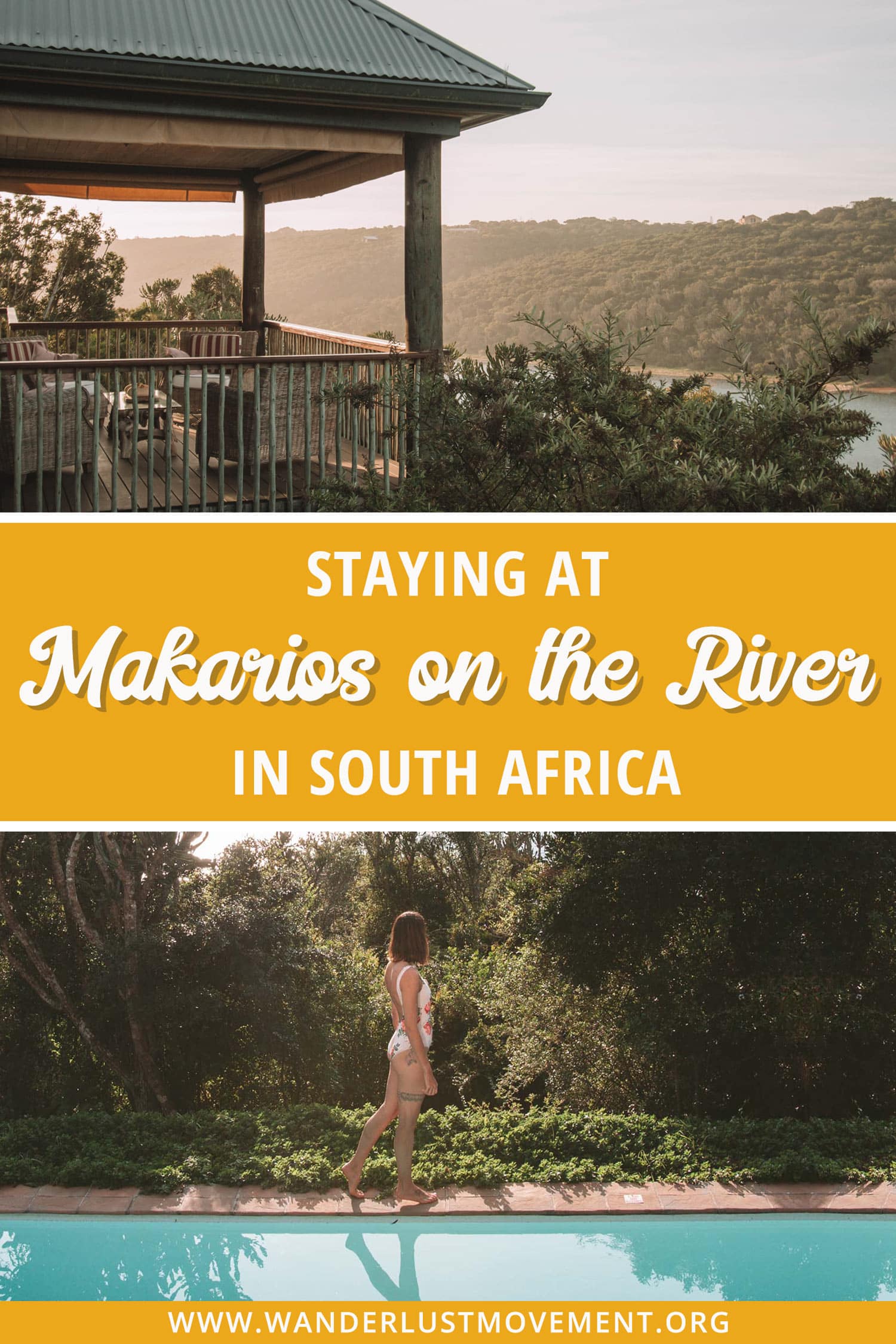Makarios on the River is a beautiful bed and breakfast in Kenton-on-Sea. Located on South Africa\'s Sunshine Coast, you\'ll be in prime position to explore private game reserves as well as the famous Addo National Park. There\'s also plenty of adventure activities and you can unwind at the end of the day with a glass of wine overlooking the scenic Bushman\'s River! | South Africa Travel Tips | South Africa Inspiration | South Africa Accommodation | #southafrica #travel #sunshinecoast #traveltips