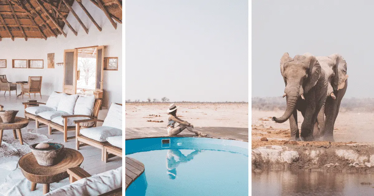 Staying at Nxai Pan Camp in Botswana