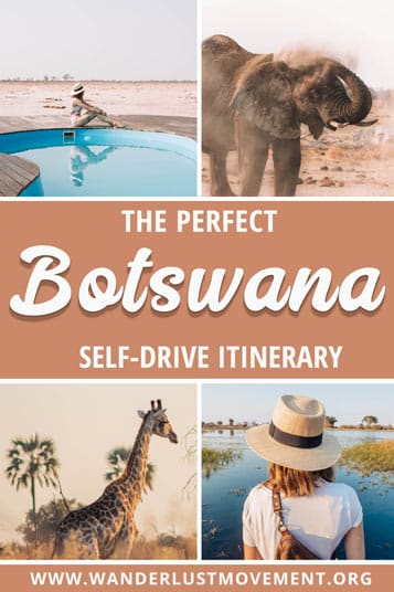 Want to see the best of Botswana with your 4x4? Call off the search! Here's a Botswana itinerary that will take you past all the highlights!