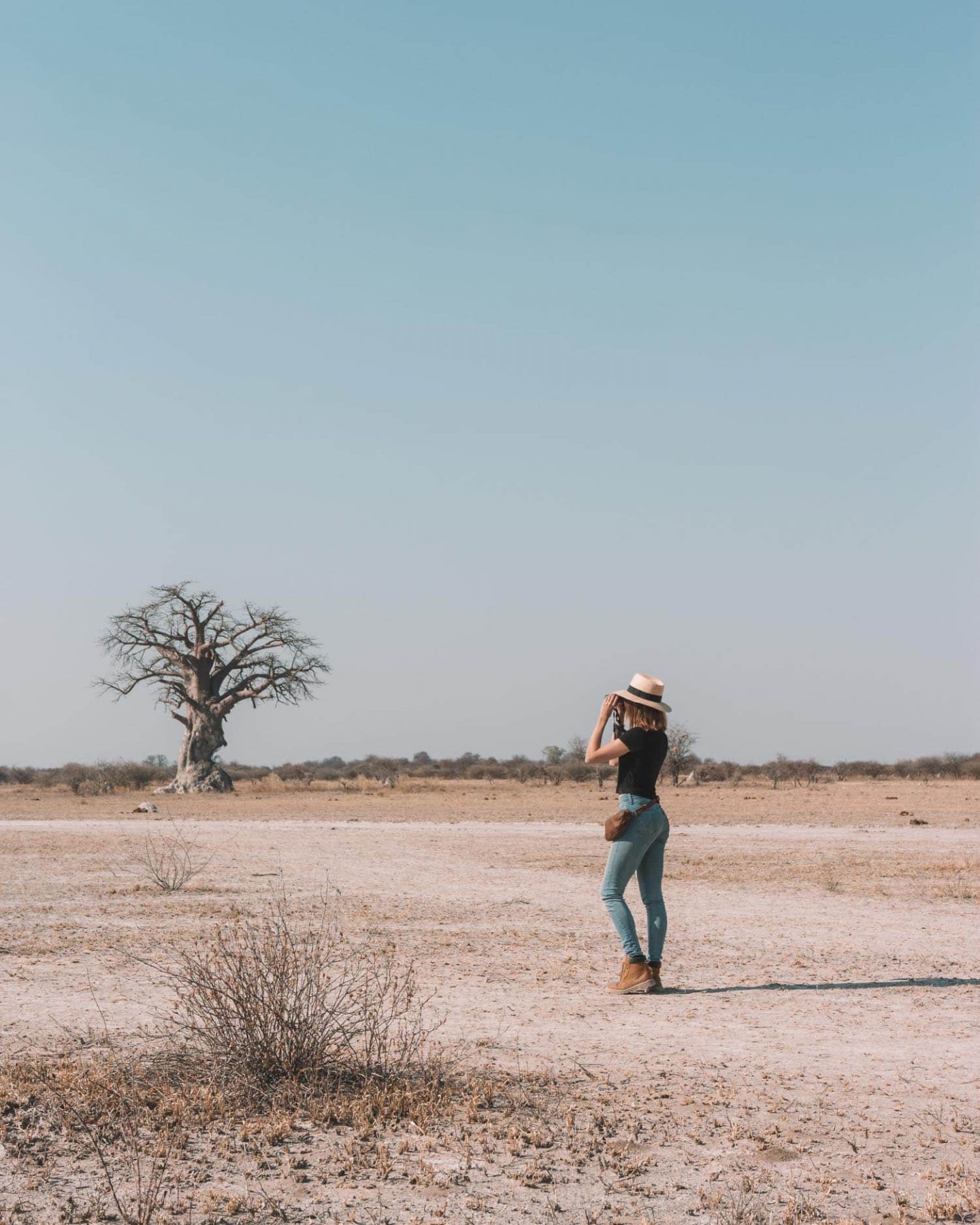 girl at nxai pan camp