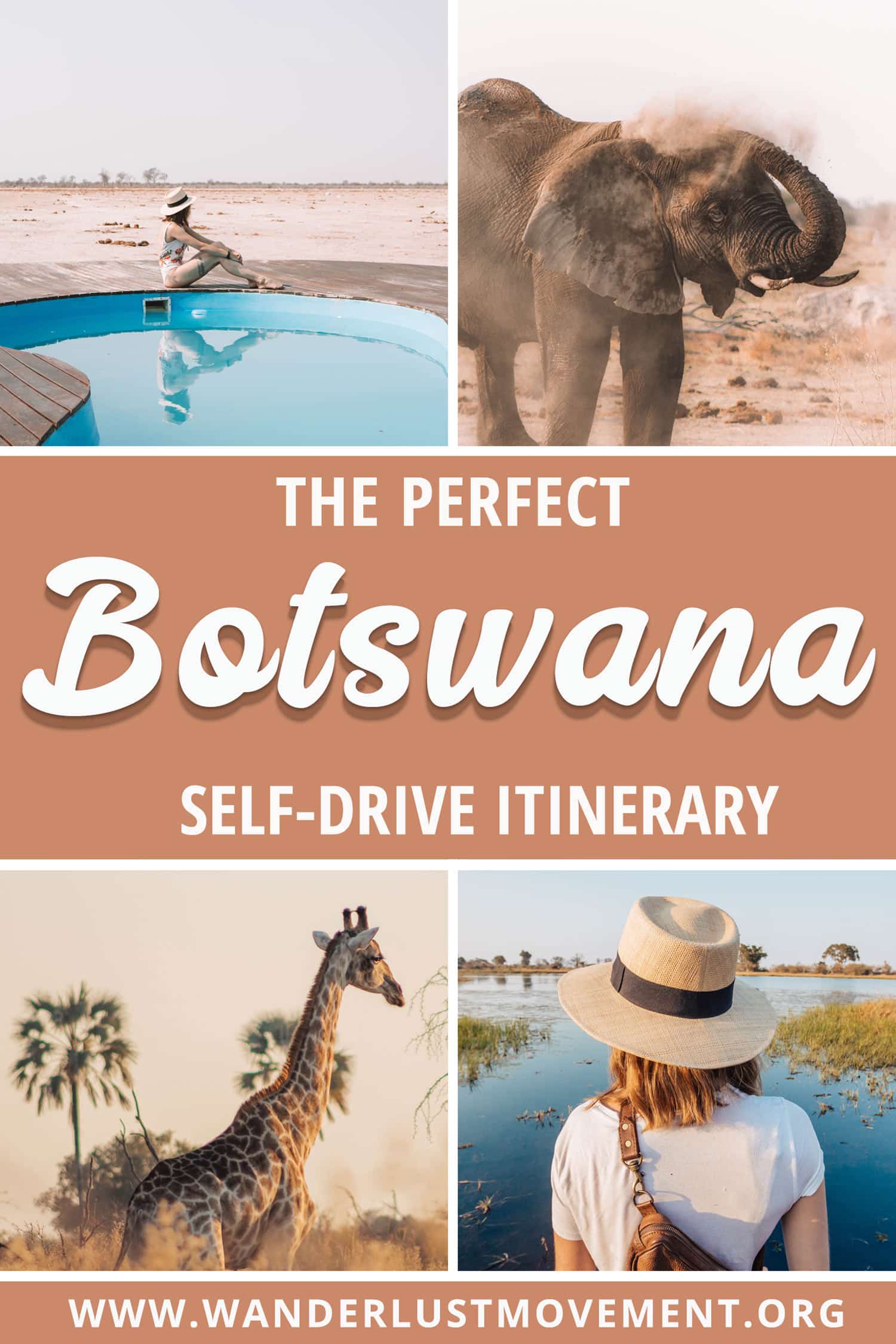 Botswana is one of the top safari destinations in Africa. But did you know the best way to explore the country is with a 4x4 road trip? Here\'s a one-week Botswana itinerary that will take you to highlights like the Okavango Delta, the Kalahari, Chobe National Park, Makgadikgadi Pans National Park and Nxai Pan National Park that\'s only accessible with a 4x4 vehicle! And if you have a few more days, you can even fit in a trip to Victoria Falls! #botswana #africa #travel