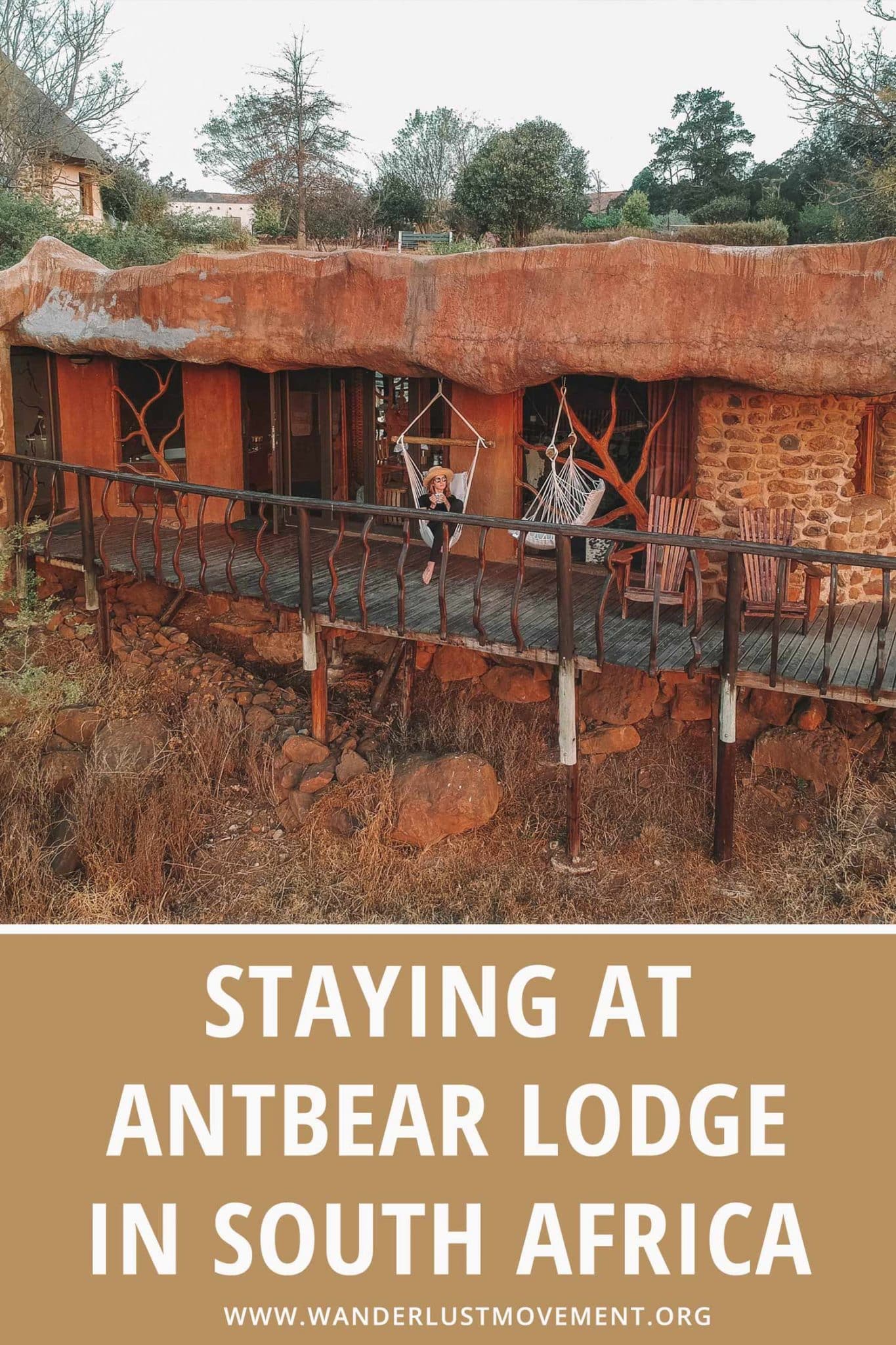 Staying at Antbear Lodge in South Africa
