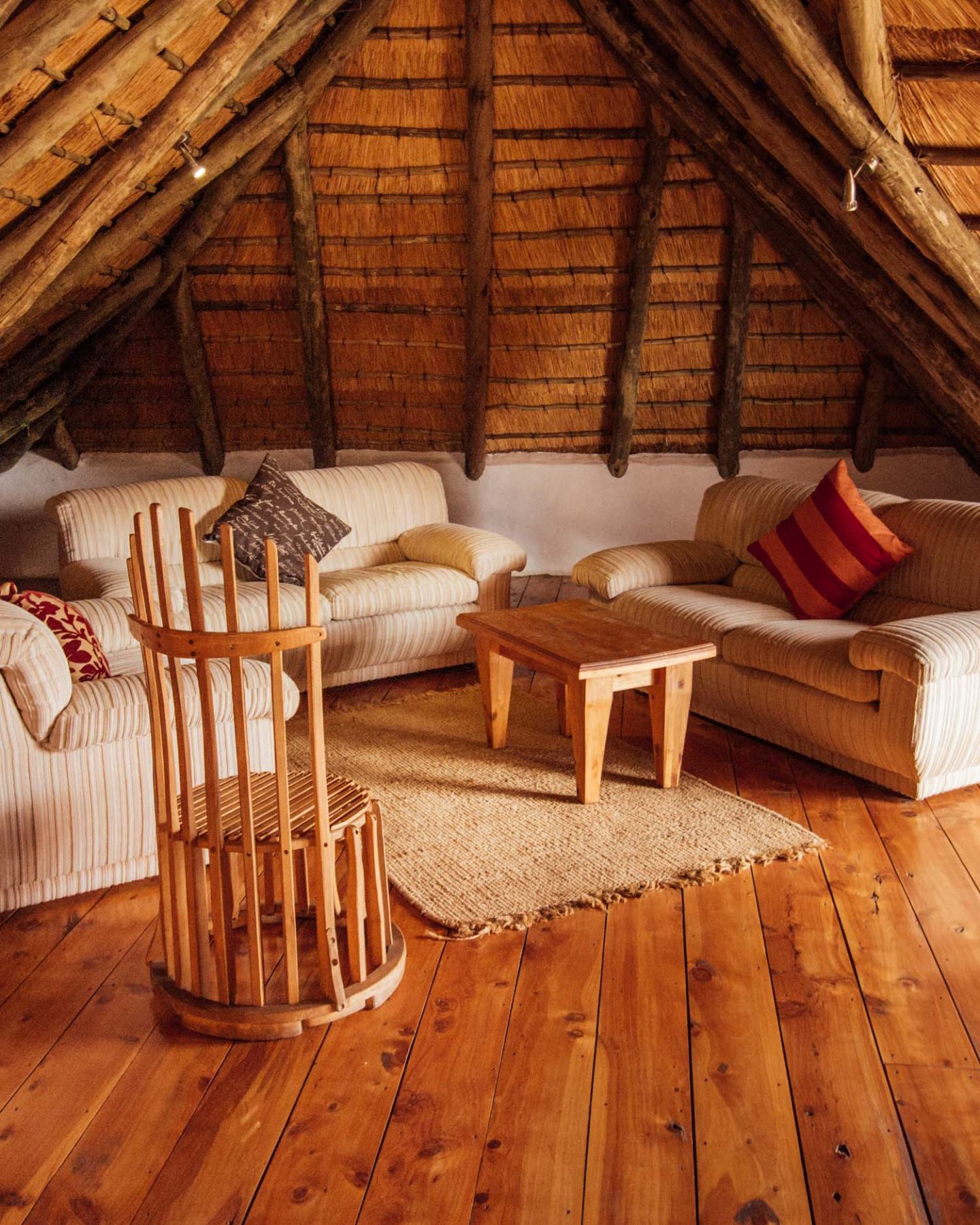 lounge area at antbear lodge