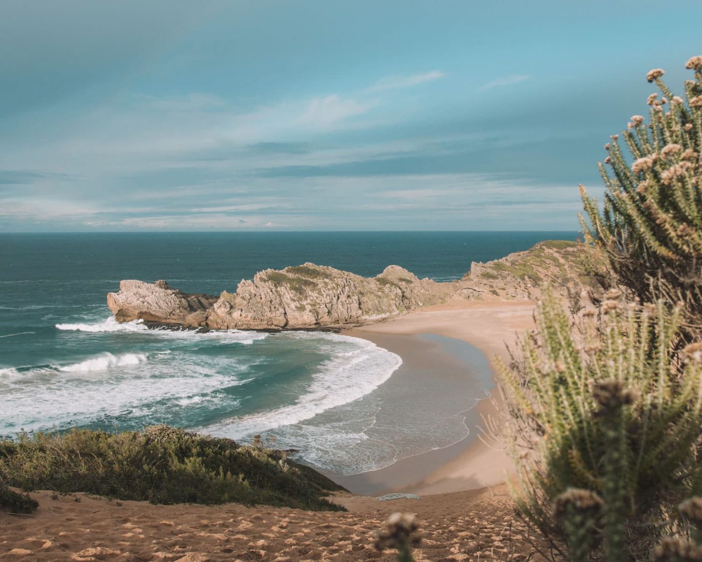 beach inside Robberg nature reserve