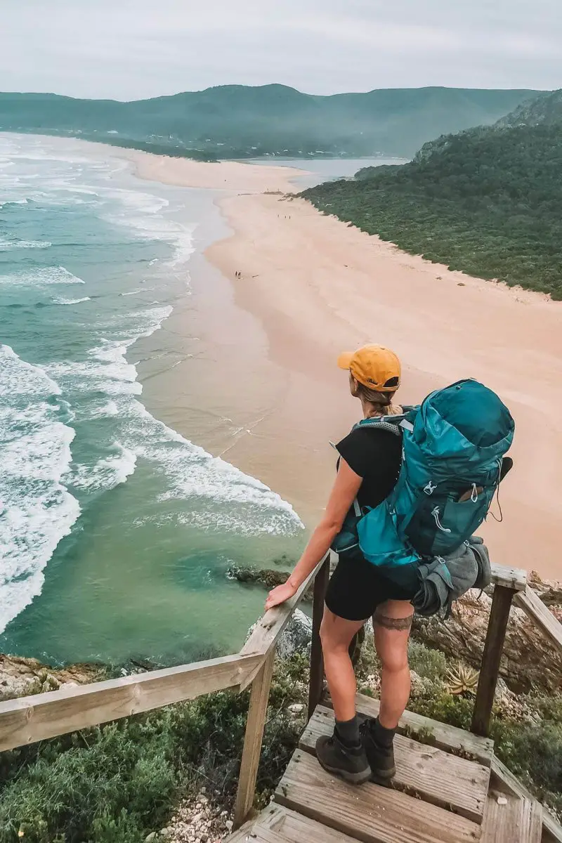 girl standing at nature's valley view point