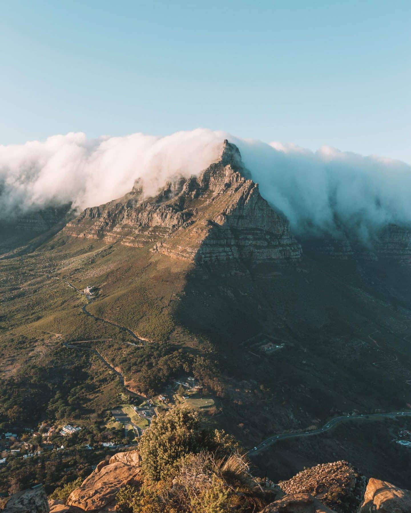 table mountain in cape town