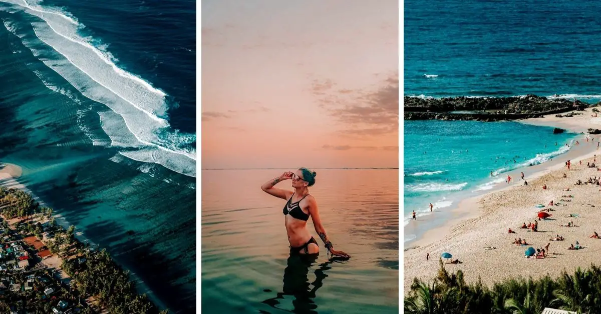 BEACHES ON THE WEST COAST OF REUNION ISLAND