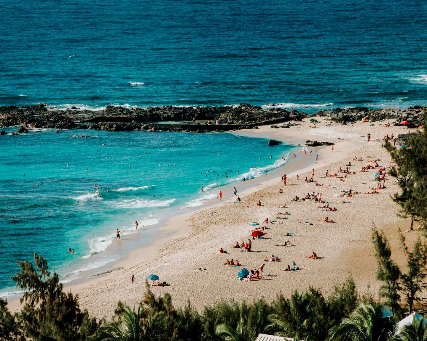 Plage Lagon reunion island