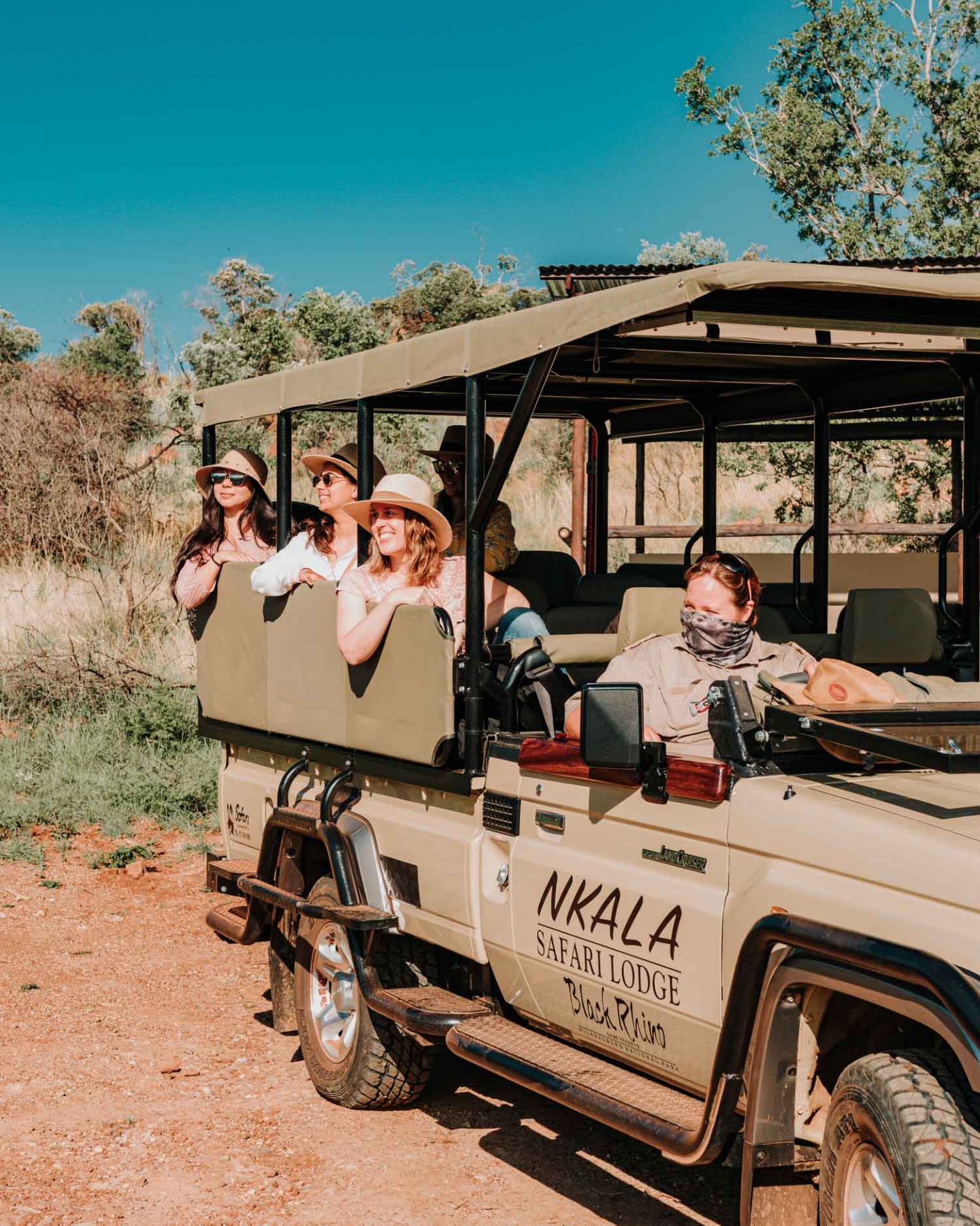 game drive at black rhino game reserve