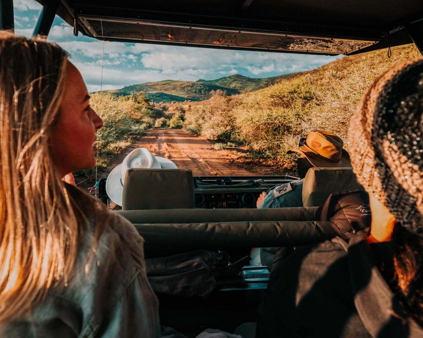 girls on safari