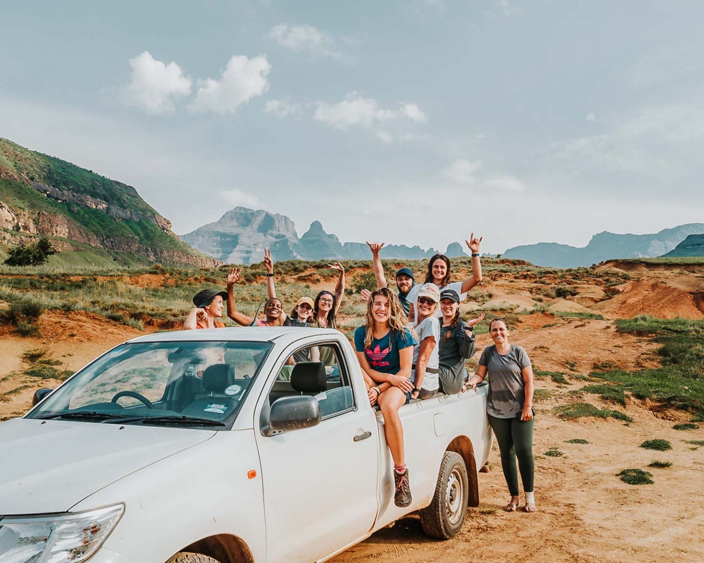 group of hikers
