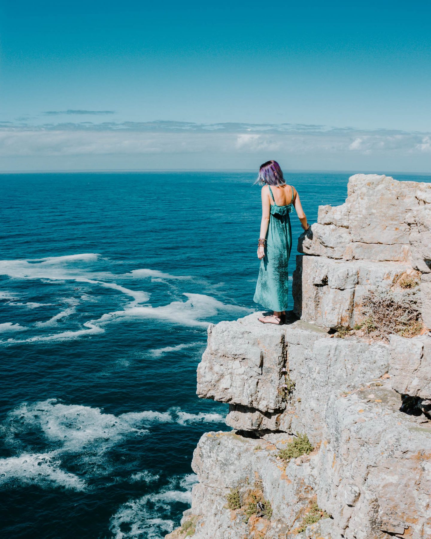 girl at cape point