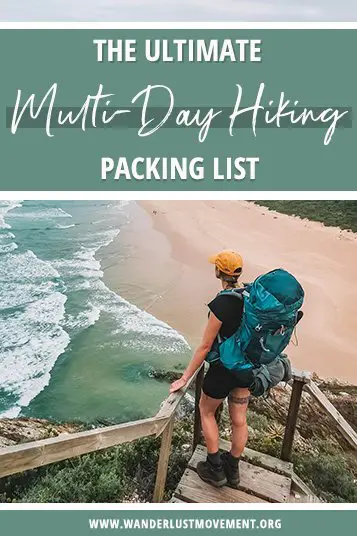 Planning your first multi-day hike & don't know what pack? Here's the ultimate overnight hiking packing list for beginners that you'll need!