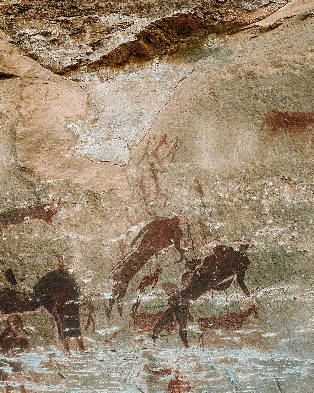 ancient khoi san rock paintings