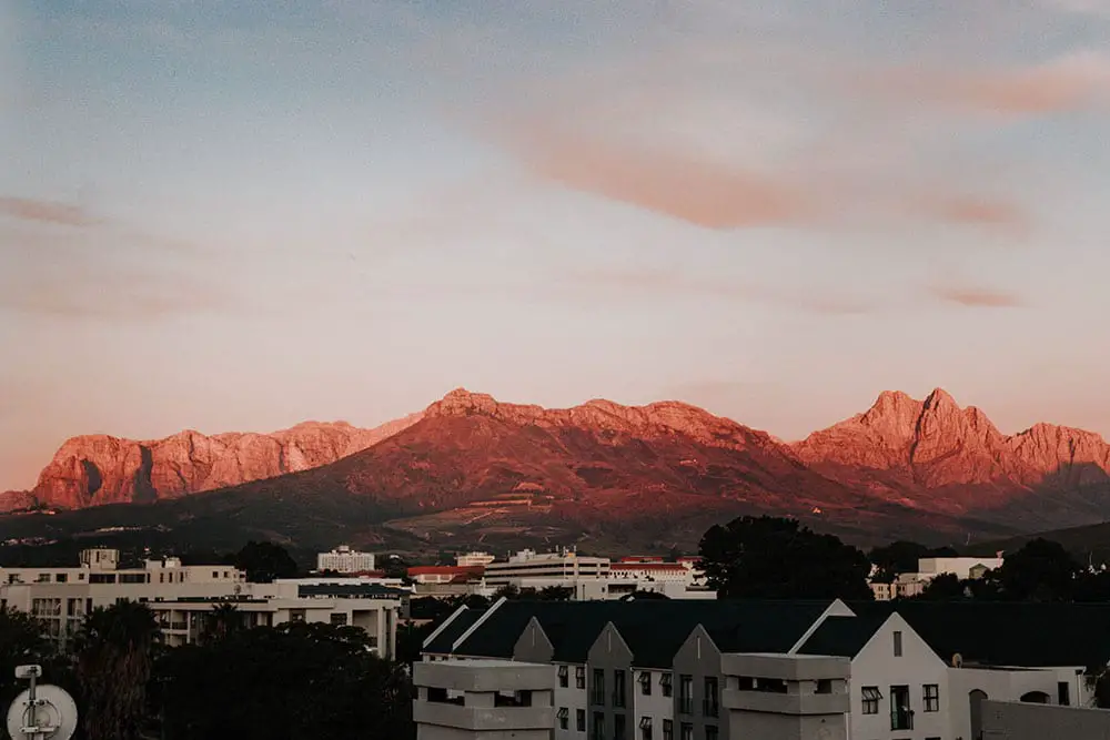 stellenbosch mountains