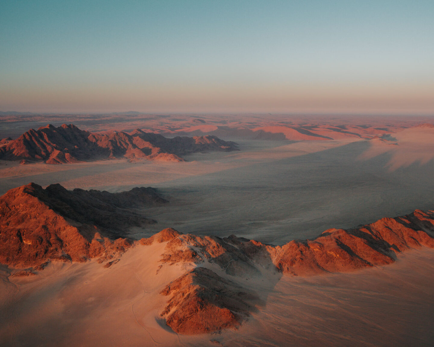 desert landscapes in namibia