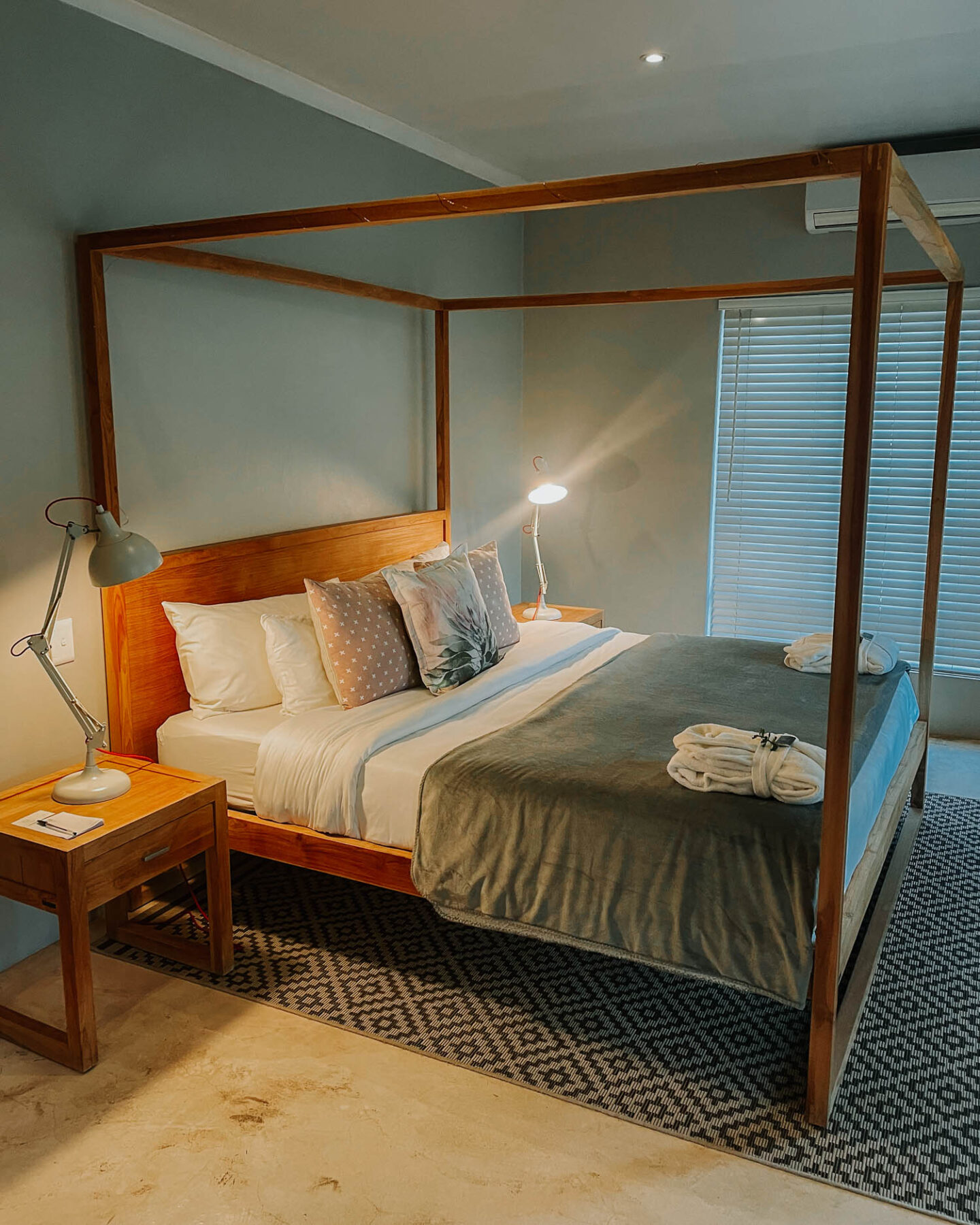 bedroom at mo and rose