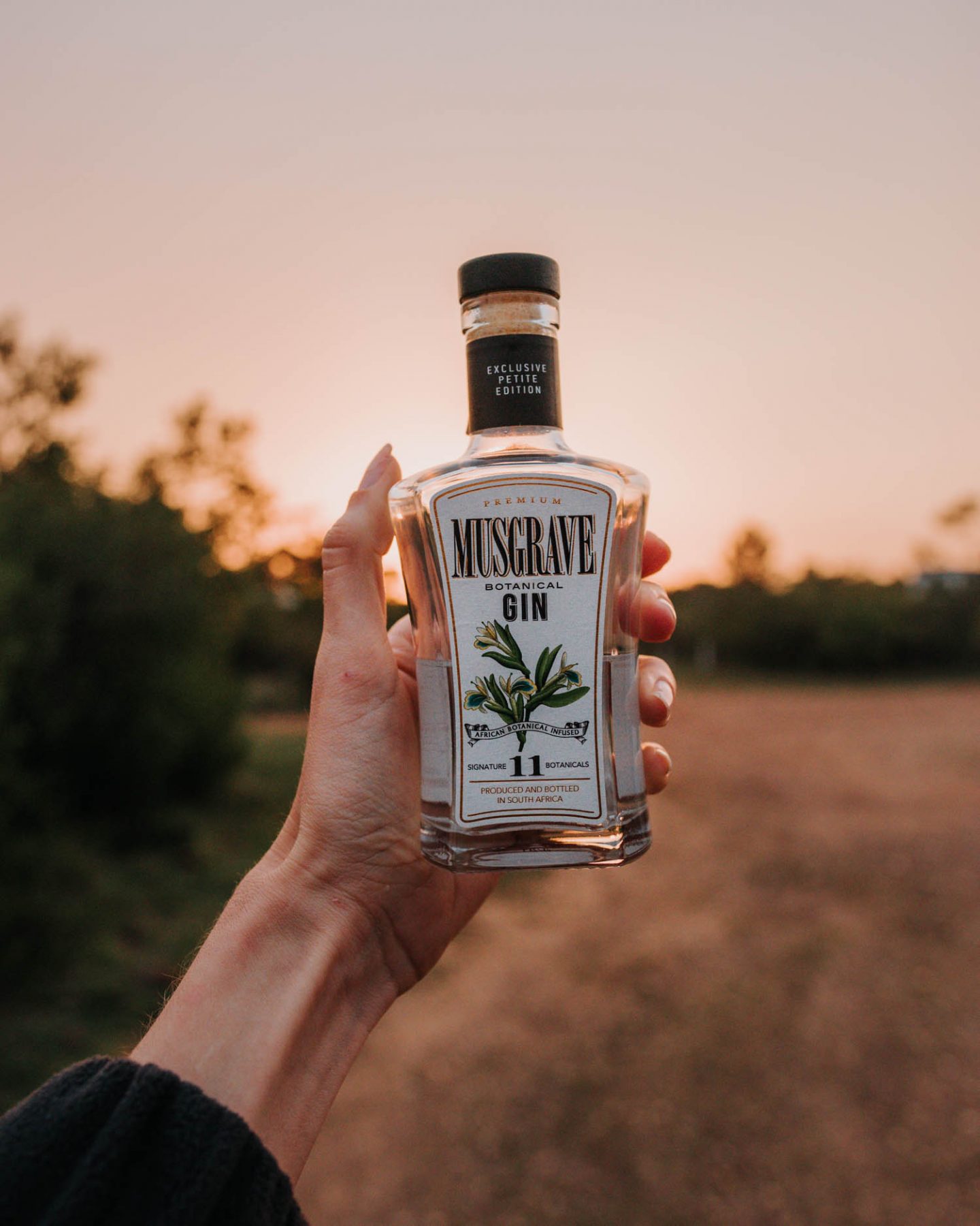 bottle of gin