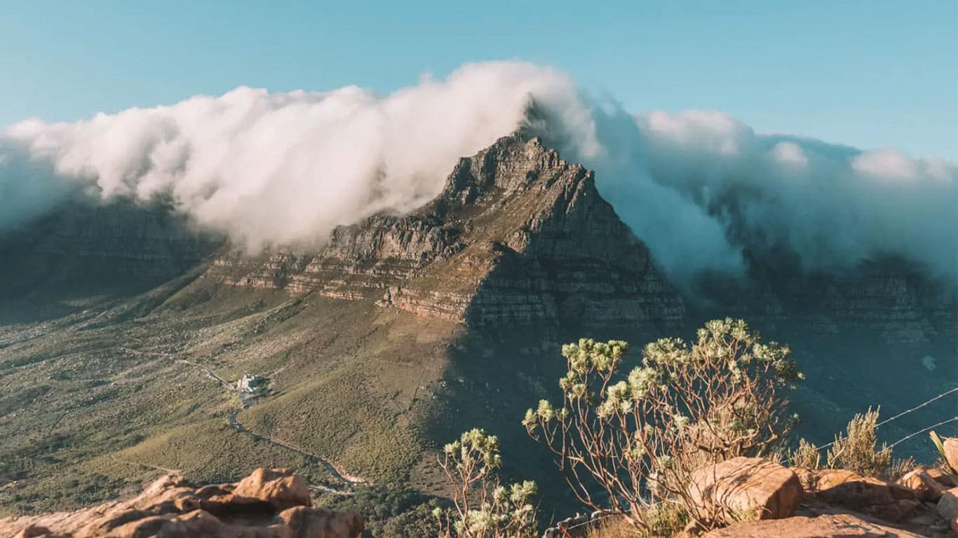 table mountain in cape town south africa