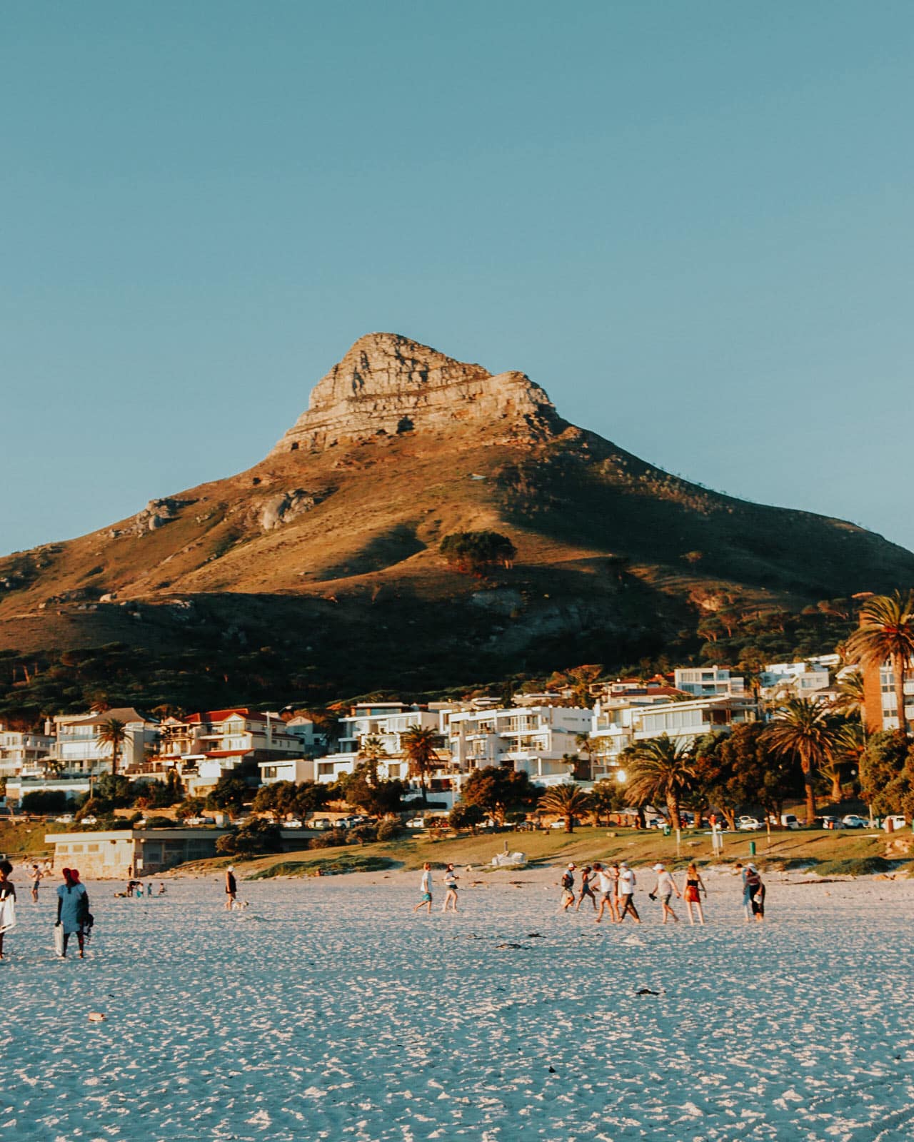sunsets in cape town at camps bay beach